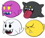 Boo (Paper Mario-Style, V2)