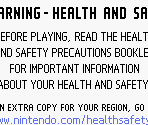 Health & Warning Screens