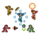 Mega Man 4 Weapons (Wily Wars-Style)