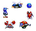 Badniks (Sonic 1, Sonic 3-Style)
