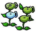 Pea Plants (PvZ1 Prototype-Style)