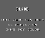 Game Boy Error Message