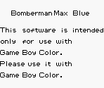 Game Boy Error Messages