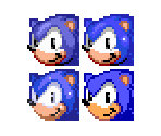 Sonic (Super Mario Bros. Crossover Icon-Style)