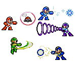 Mega Man 7 Weapons (Wily Wars-Style)
