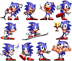 Sonic (Sonic 1-Style, Tweaked + Extras)