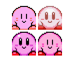 Kirby (Super Mario Bros. Crossover Icon-Style)