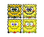 SpongeBob (Super Mario Bros. Crossover Icon-Style)