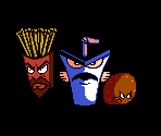 Aqua Teens (NES-Style Pixel Art)