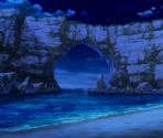 Gensokyo Beach (Cove, Night)