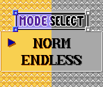 Mode Select & Level Select Screen Elements