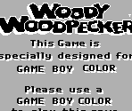 Game Boy Error Message