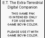Game Boy Error Message