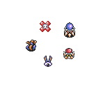 Hardhat Beetle, Chasupa, Anti-Fairy / Bubble & Popo