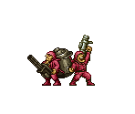 Blaze Gatling & Bazooka Soldier