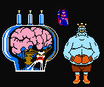 Mother Brain, King Hippo & Eggplant Wizard (NES-Style)