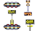 Sonic CD Objects (Genesis-Style)