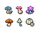 TotK Mushrooms (The Minish Cap-Style)