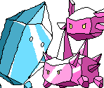 Crystal/Ice Beetle, Drone and Golem