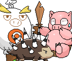 Pigman, Porcupine and Pig Dummy