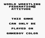 Game Boy Error Message