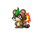 Flaming Raccoon