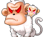 Furious White Monkey