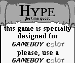 Game Boy Error Message