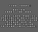 Game Boy Error Message