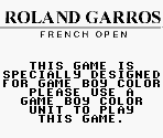 Game Boy Error Message