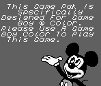 Game Boy Error Message