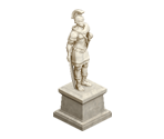 'Knight's War' Statue in Marble