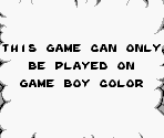 Game Boy Error Message