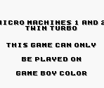 Game Boy Error Message