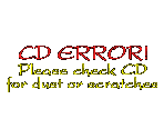 CD Error Screen