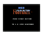 NES Play Action Football (Manual)