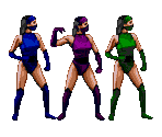 Kitana, Mileena, & Jade