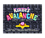 Kirby's Avanlanche (Manual)