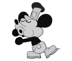 Mickey Mouse (Steamboat Willie, Paper Mario-Style)