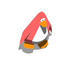 Penguin (Light Red)