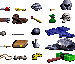 Objects, Items, Equipment & Magic (Menu / Level)