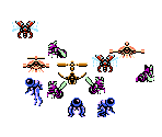 Bug, Flying Enimies (NES, Mega Man 8-bit Deathmatch-Style)
