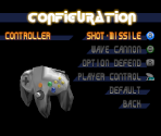 Controller Configuration Menu