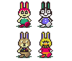 Rabbit Villagers (Earthbound-Style)