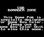 Game Boy Error Messages