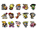 Characters, Items, and Arrows