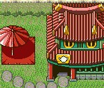 Peacock Shrine Town (Exterior)