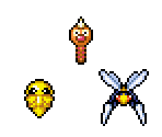 Weedle, Kakuna & Beedrill