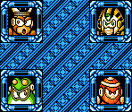 Mega Man IV Stage Select (Unused, GBC Style)