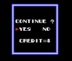 Game Over & Continue